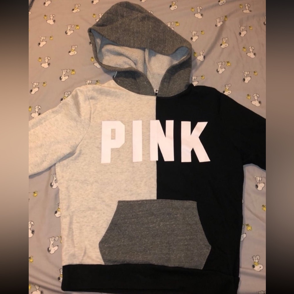 VS PINK Colorblock Hoodie size small